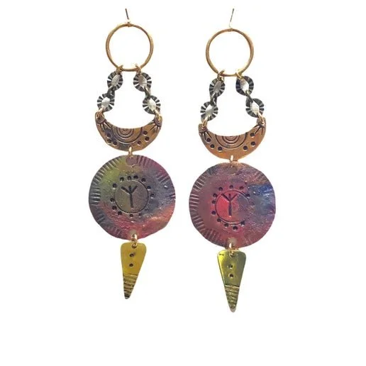 Artistic Earrings for Women-TALISMAN EARRINGS