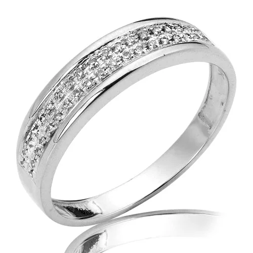 Unique Diamond Ring-10KW 0.10CTW DIAMOND  MICROPAVE BAND