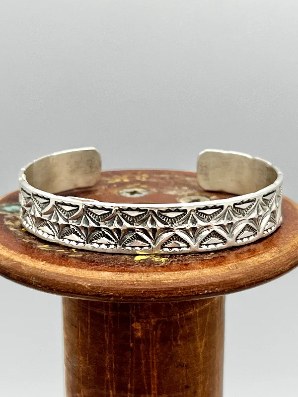 Fashionable Crystal Bracelet-Bracelet/Cuff- Navajo Stamped Bracelet