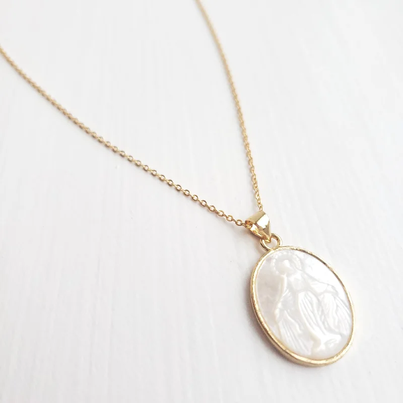 Bridal Necklace with Diamonds-Queen of Peace Enhancer/Necklace or Enhancer