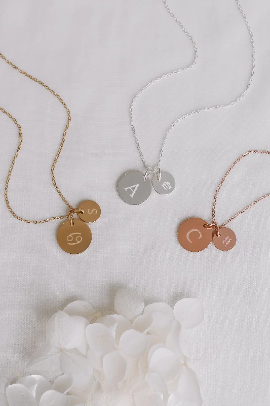 Trendy Pearl Necklace-Jess - Monogrammed Necklace