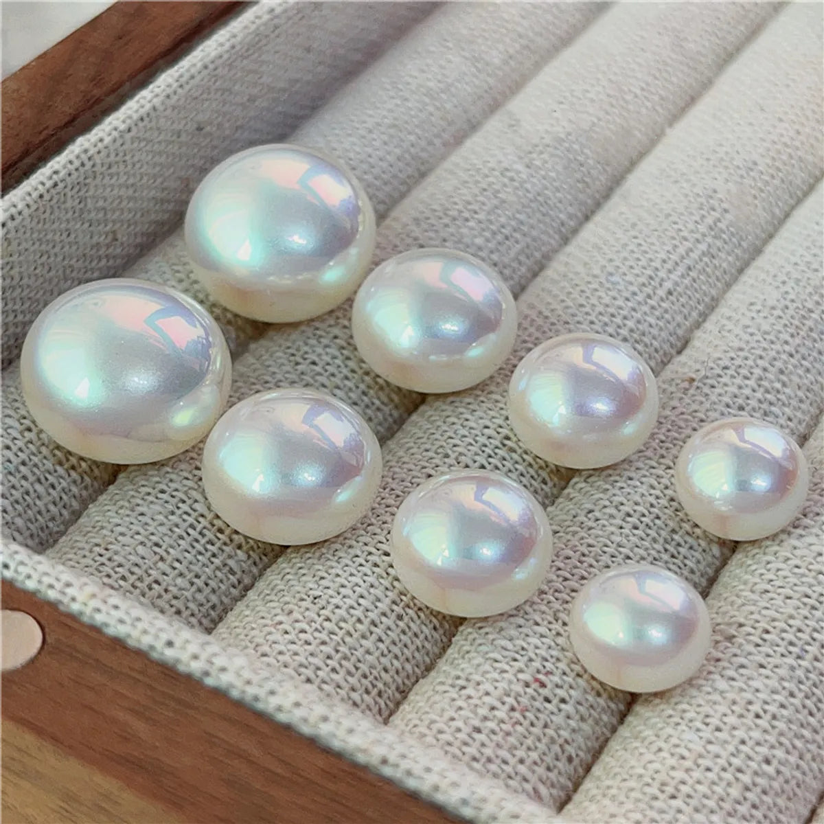 Crystal Drop Earrings-1 Pair Elegant Streetwear Geometric Plating Imitation Pearl Ear Studs