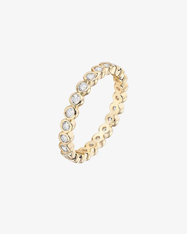 Silver Promise Ring-Lola Eternity Band