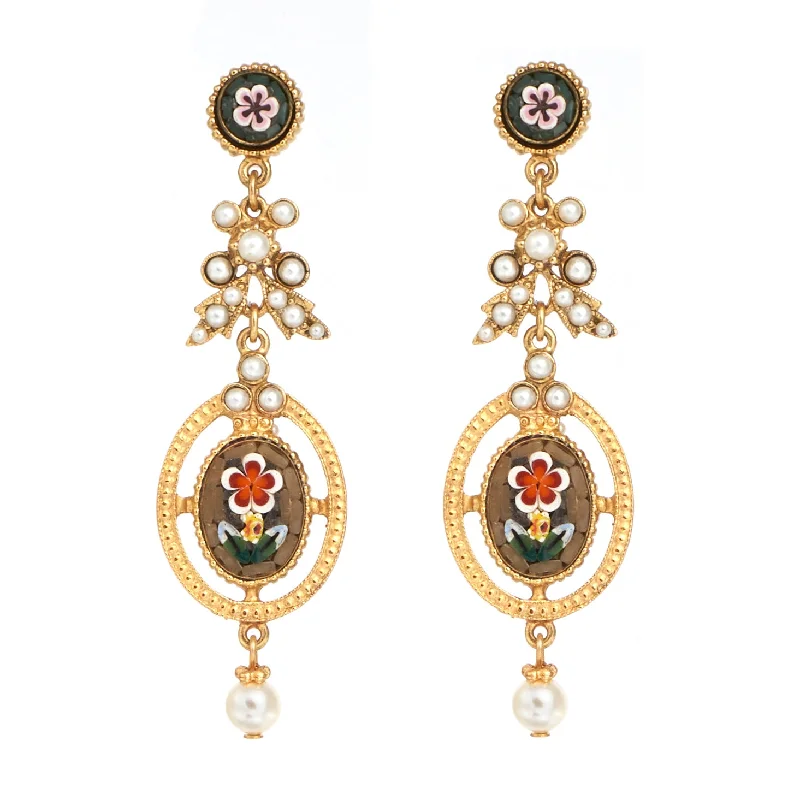 Crystal Drop Earrings-Agnese Earrings