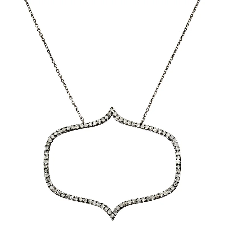 Unique Chain Necklace-Isla Silver Necklace