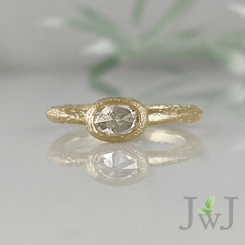 Gemstone Wedding Band-Eudore Engagement Ring