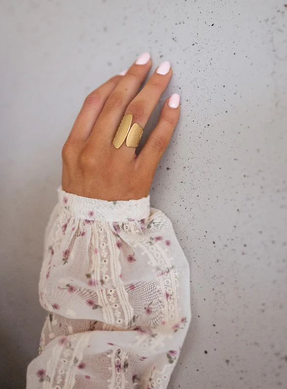 Handmade Wedding Ring-Golden Alouma Ring