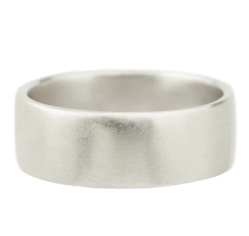 Men's Platinum Wedding Ring-Basic Band