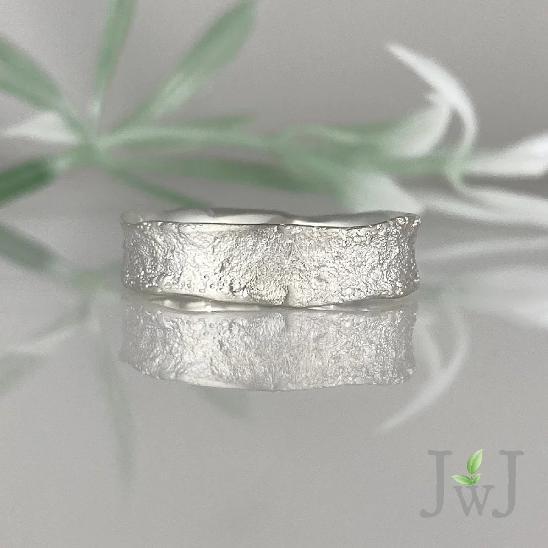 Elegant Custom Ring-Sands of Time Wedding Ring (narrow)