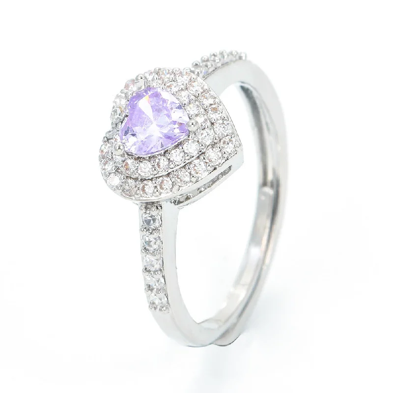 Platinum-Light Purple Zirconium