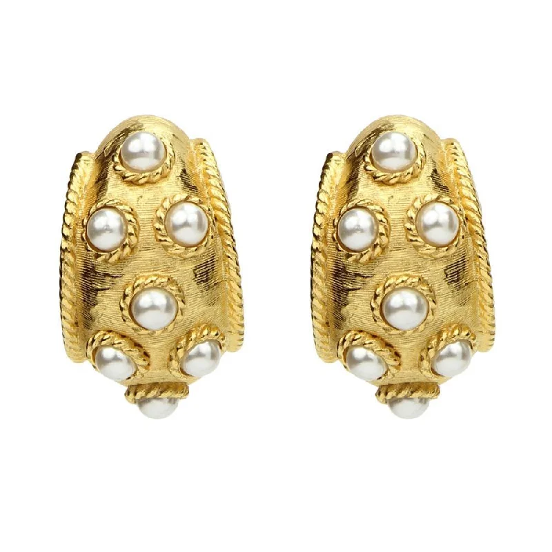 Chic Pearl Earrings-Locarno Earrings