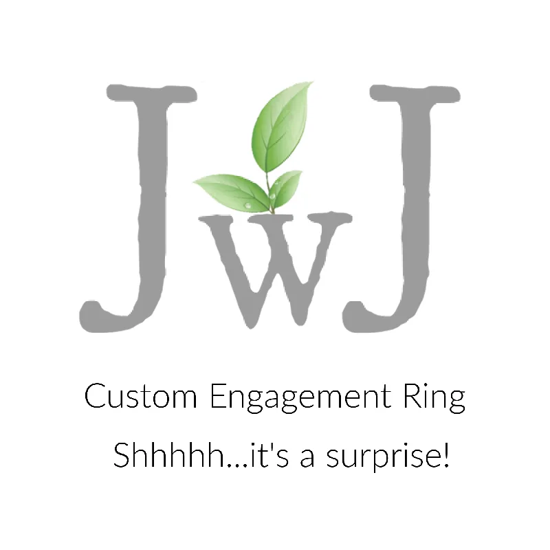 Elegant Gold Wedding Band-Surprise Custom Engagement Ring 101