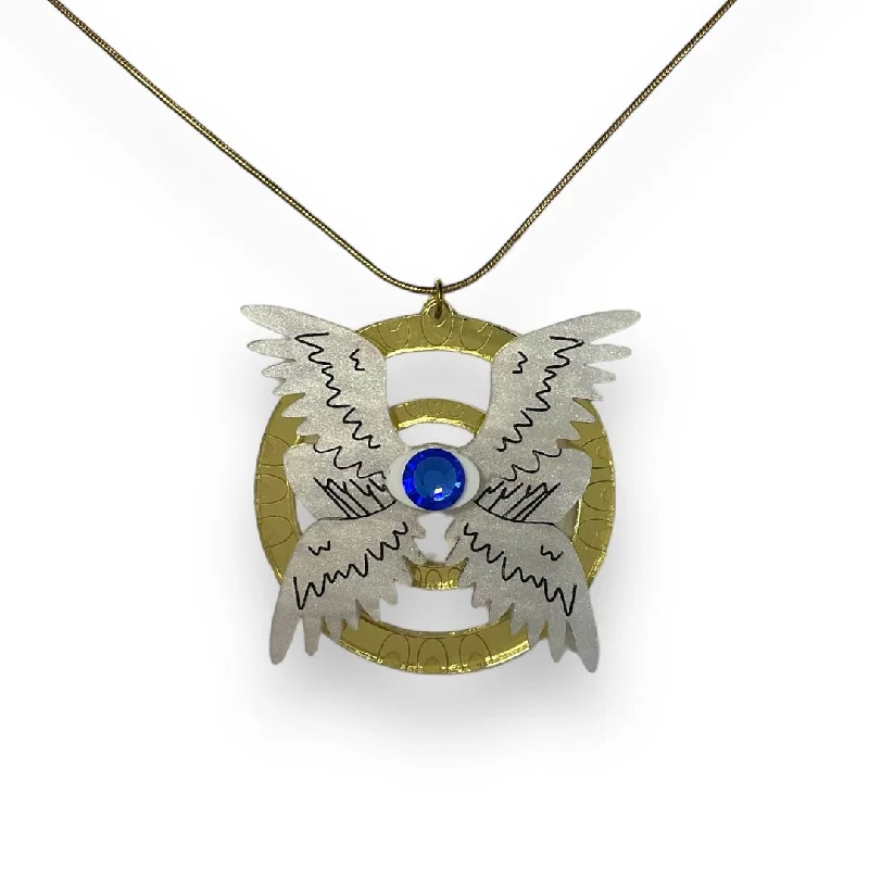 Vintage Gold Necklace-Sarah's Scribbles Seraphim Necklace