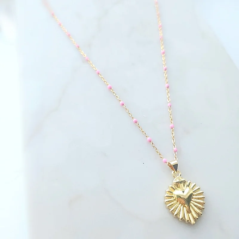 Classic Gemstone Necklace-Your Heart Necklace