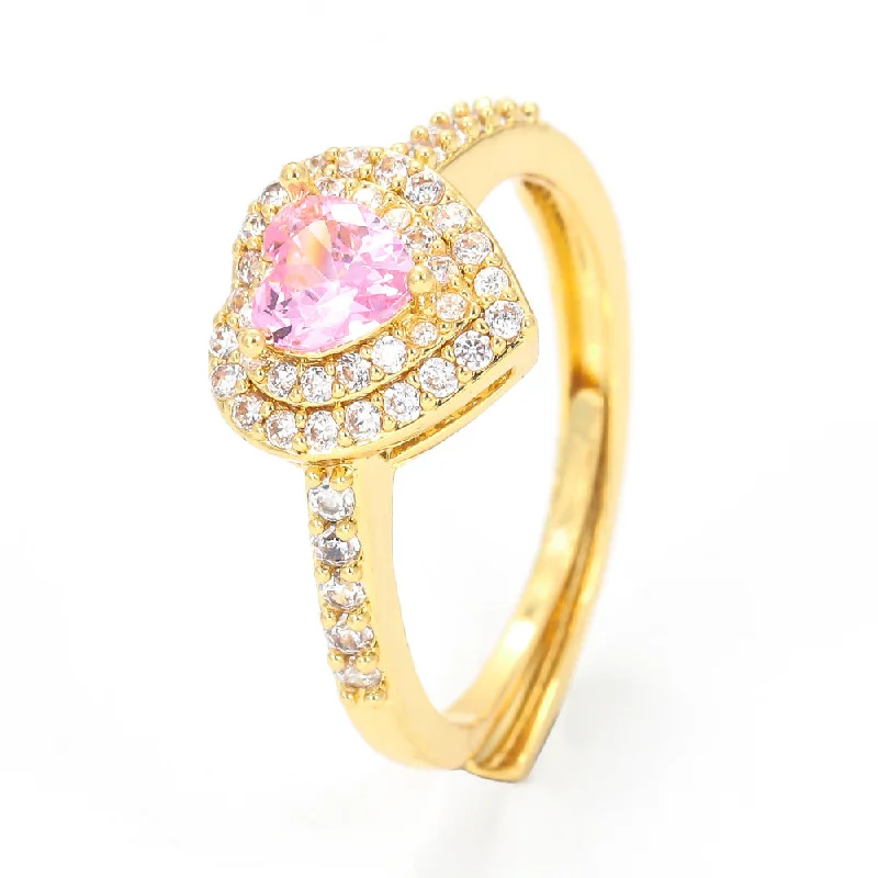 Gold-Pink Zirconium