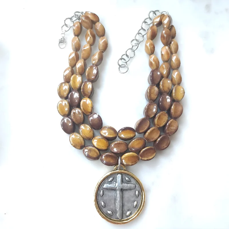 Large Pendant Necklace-Harvest Necklace