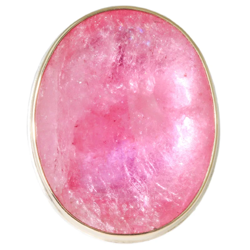 Vintage Wedding Band-Pink Tourmaline Ring