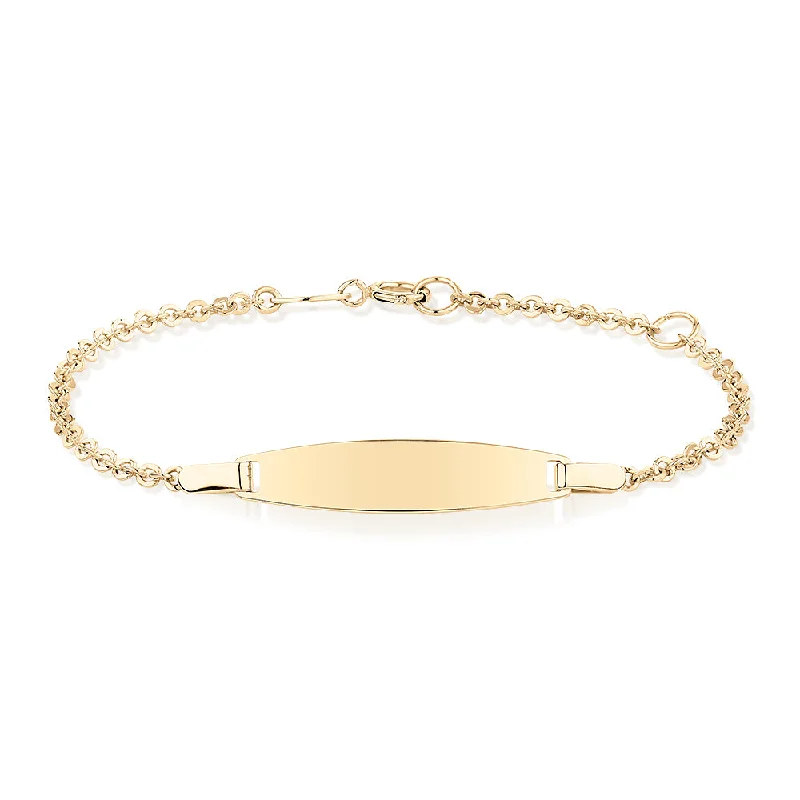 Custom Gold Bangle-Child bracelet in 10 carat yellow gold