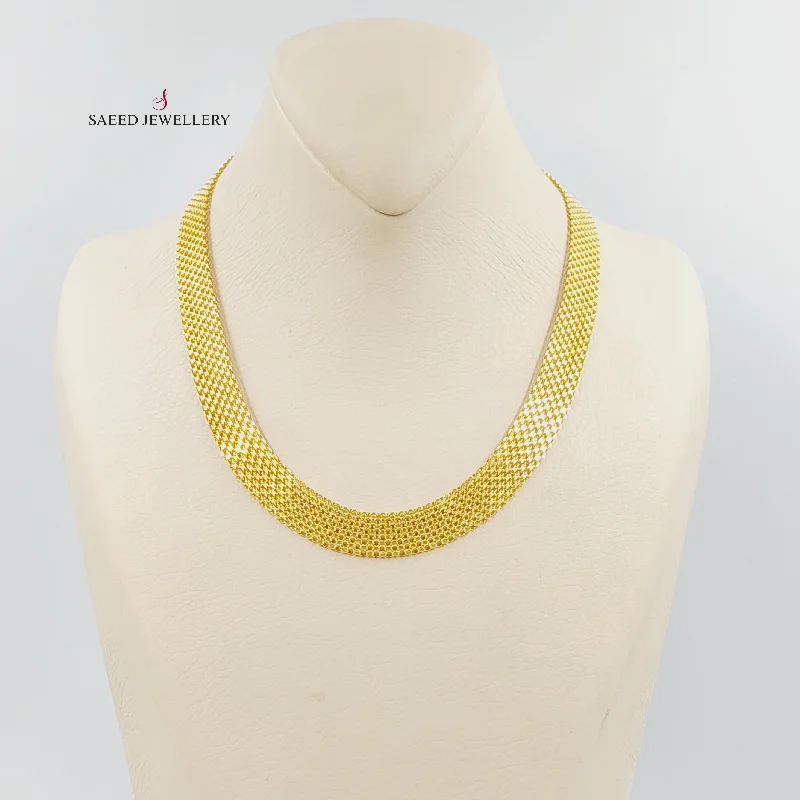 Elegant Necklace for Evening-Deluxe Flat Necklace (12mm)