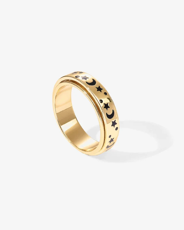 Elegant Wedding Ring-Starry Night Anxiety Ring