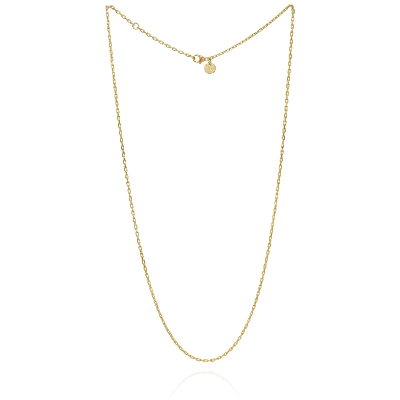 Trendy Custom Necklace-Catena 18K Gold Necklace