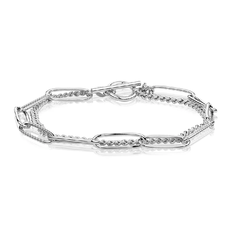 Stackable Gemstone Bracelets for Women-Bracelet in sterling silver