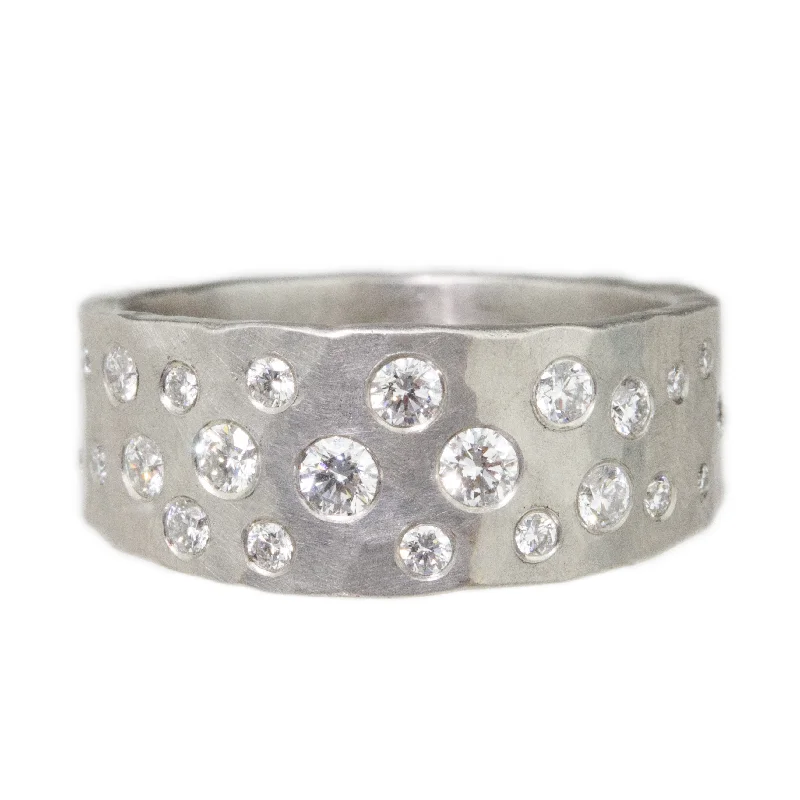 Platinum Wedding Ring-Nova Diamond Band