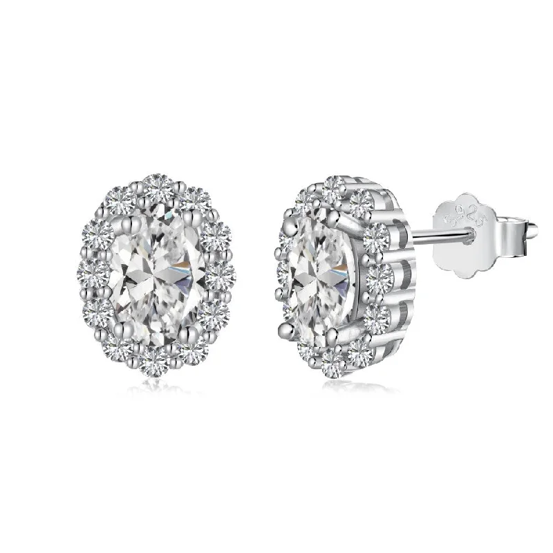 Unique Diamond Earrings-Diamond Earrings | S925 | CZ