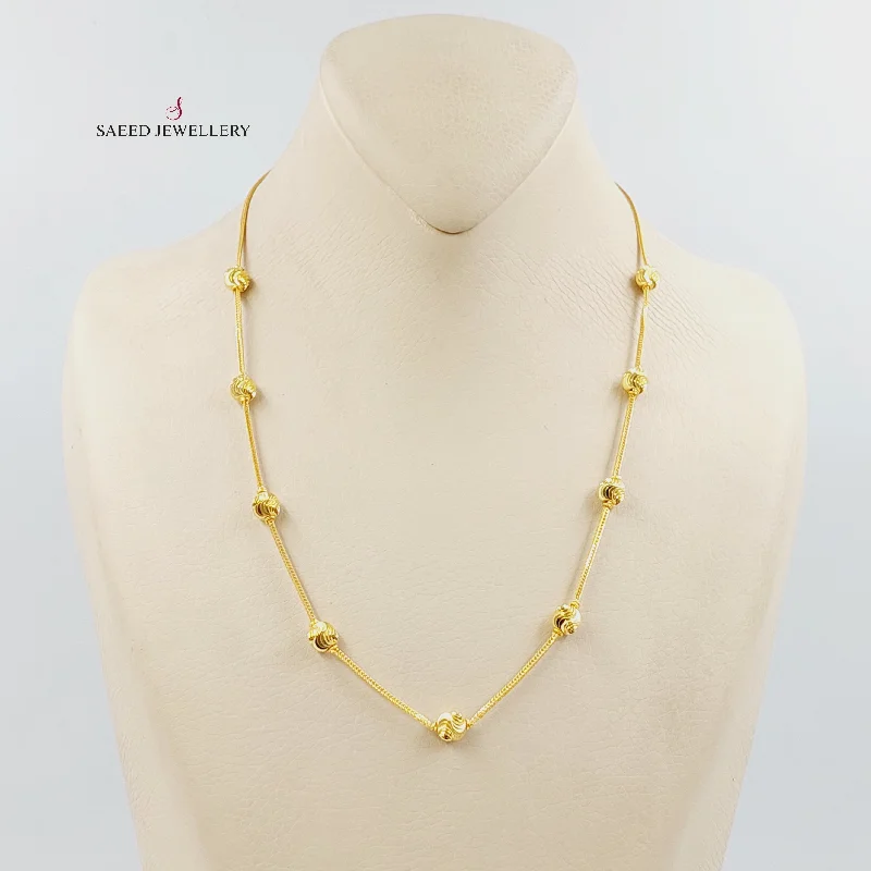 Gold Chain Necklace for Women-Balls Necklace