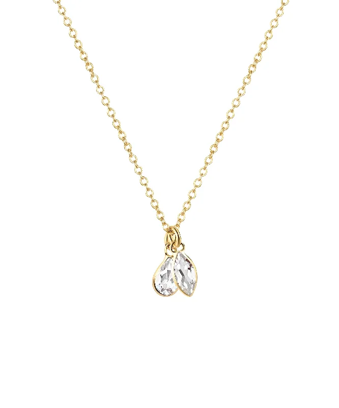 Classic Gold Necklace-Tiny 14K Gemma Necklace