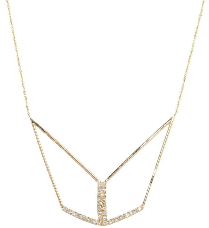 Trendy Necklace for Teens-Tori Necklace Yellow Gold